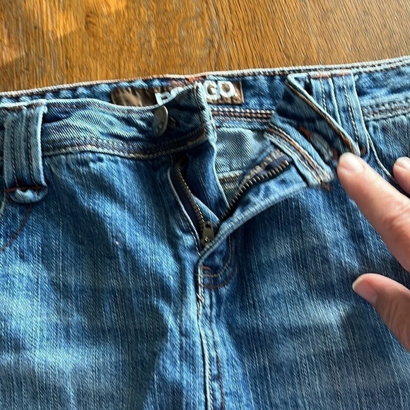 BONGO Distressed Jean Skirt Girls Size 13 - Picture 7 of 10